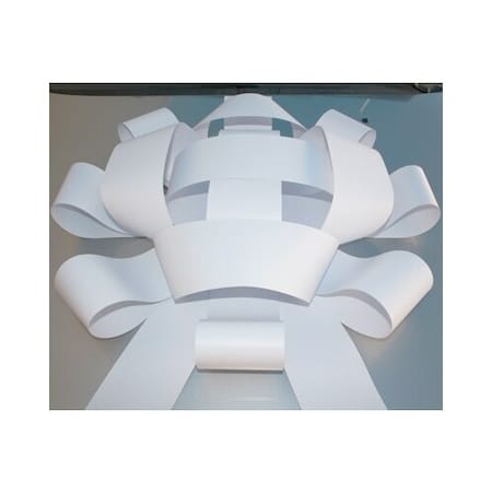 Car Dealer Depot Jumbo Car Bows: White 531-WH